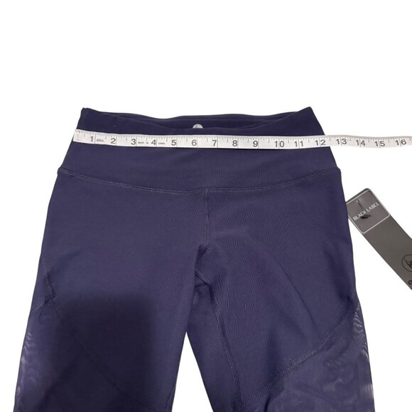 NWT! 90' Degree By Reflex Black Label Women's Navy Blue Leggings Size XS - Picture 7 of 12